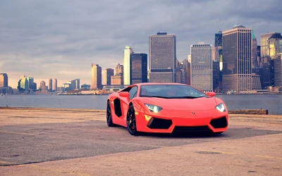 машина, lamborghini aventador, спортивный автомобиль, lamborghini, суперкар