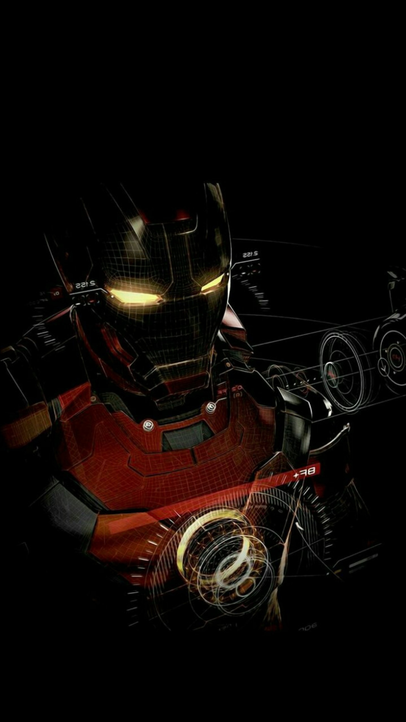 Nahaufnahme eines motorrads mit einem helm im hintergrund (tony stark, marvel cinematic universe, marvel comics, marvel studios, avengers)