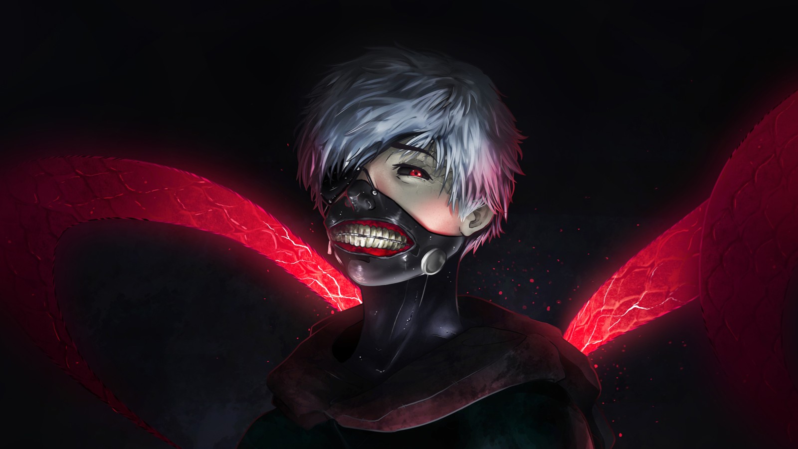 Скачать обои токийский гуль, tokyo ghoul, аниме, anime, красный