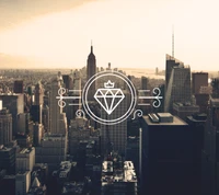 city, diamond, town wallpaper