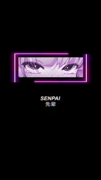 Anime Aesthetic: Senpai with Captivating Eyes