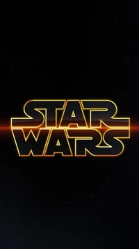 Star Wars: Logo icónico contra un fondo galáctico