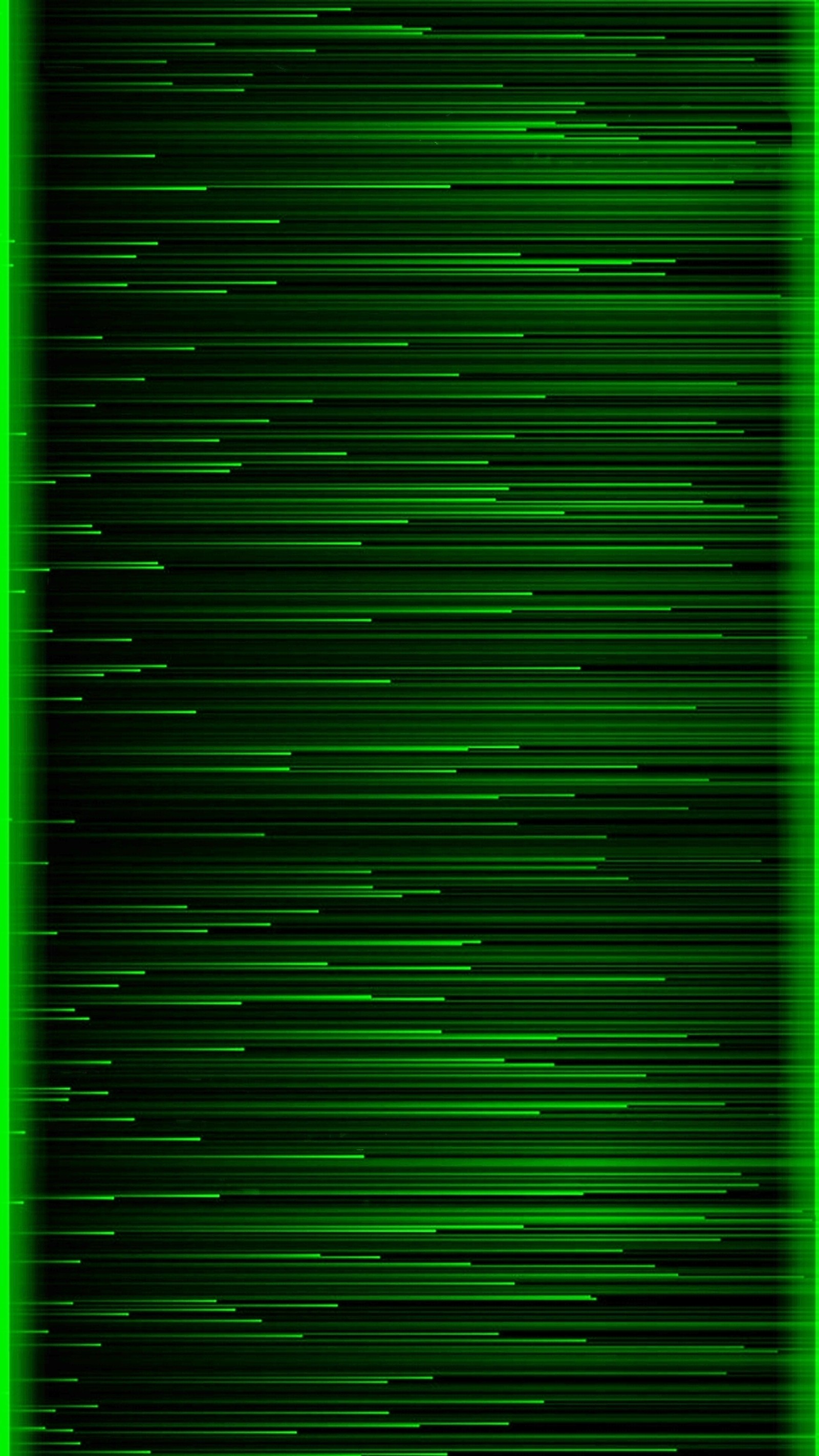 A green neon frame with a black background and a white background (edge, green, s7, streaks)