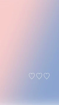 blue, hearts, love, pink