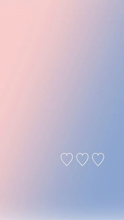 blue, hearts, love, pink