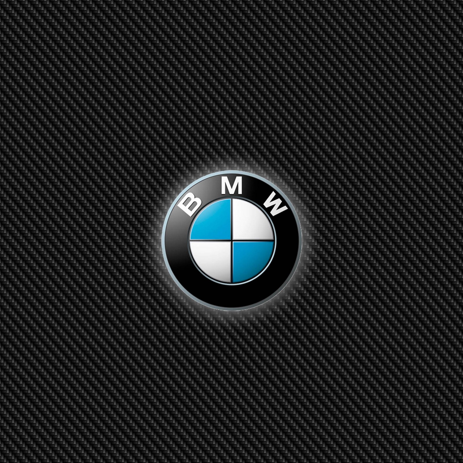 Logo bmw sur un fond en carbone noir (badge, bmw, emblème, logo)