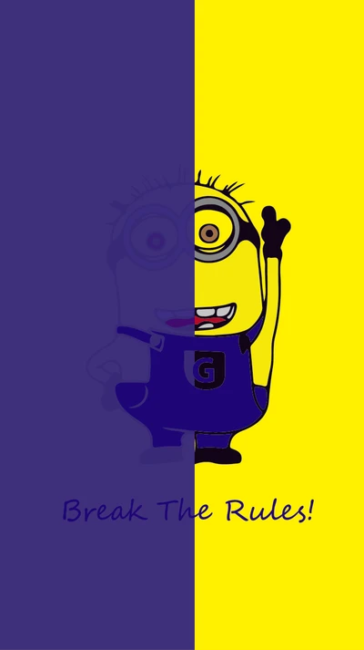 blue, cartoon, kid, minions, rules