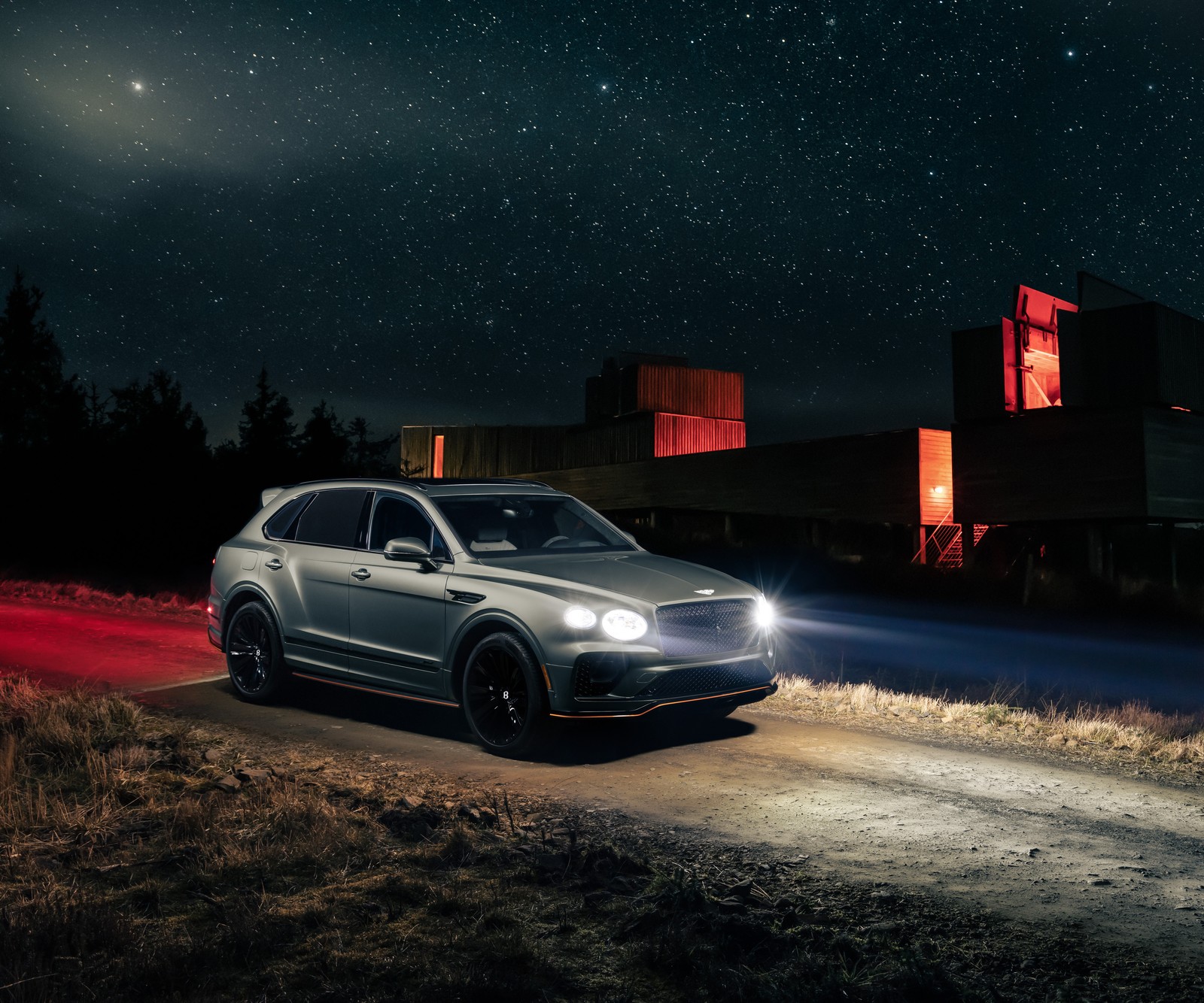 bentley bentayga speed space edition, mulliner limited edition, 2022, night, cars wallpaper