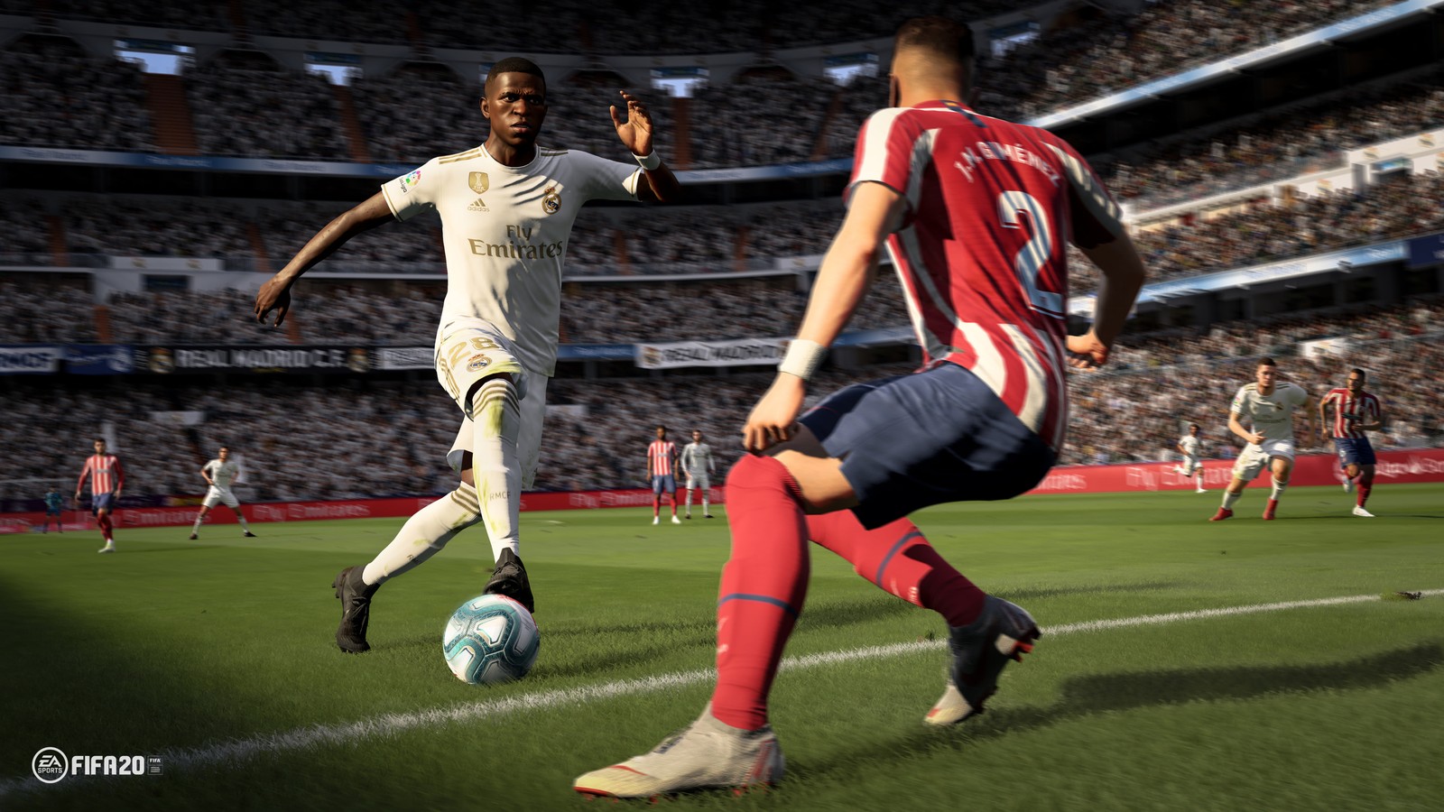 Скачать обои fifa 20, видеоигра, футбол, benjamin mendy, спорт