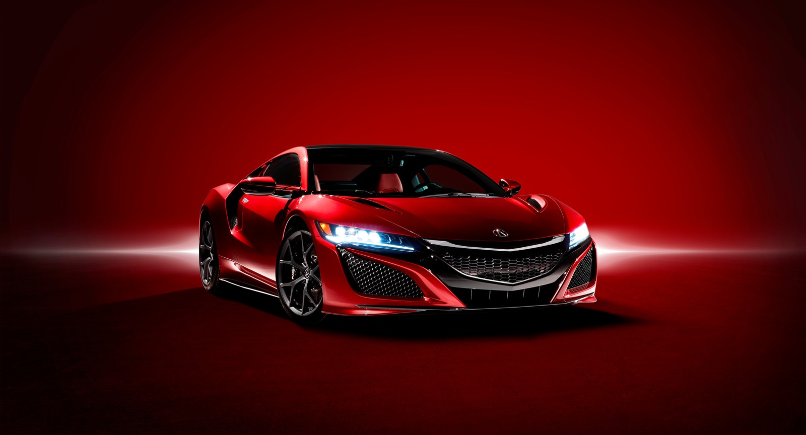 sports car, car, acura, supercar, red Download Wallpaper