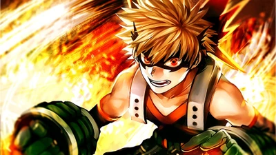 katsuki bakugo, кацчан, kacchan, боку но хиро академия, my hero academia