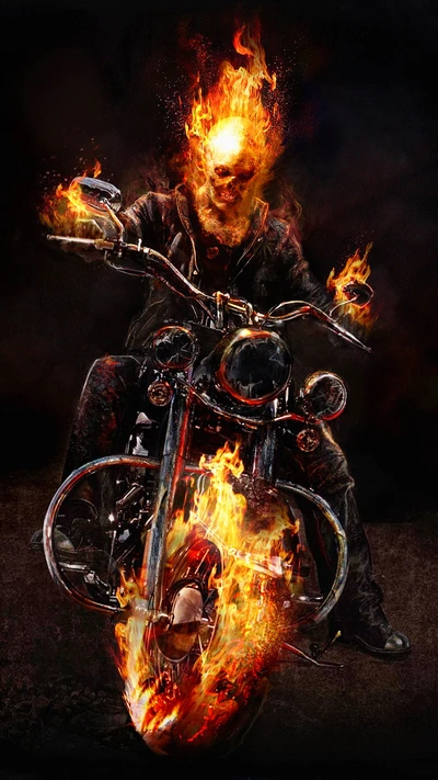 fogo, ghost rider, fogo infernal, johny blaze, motocicleta