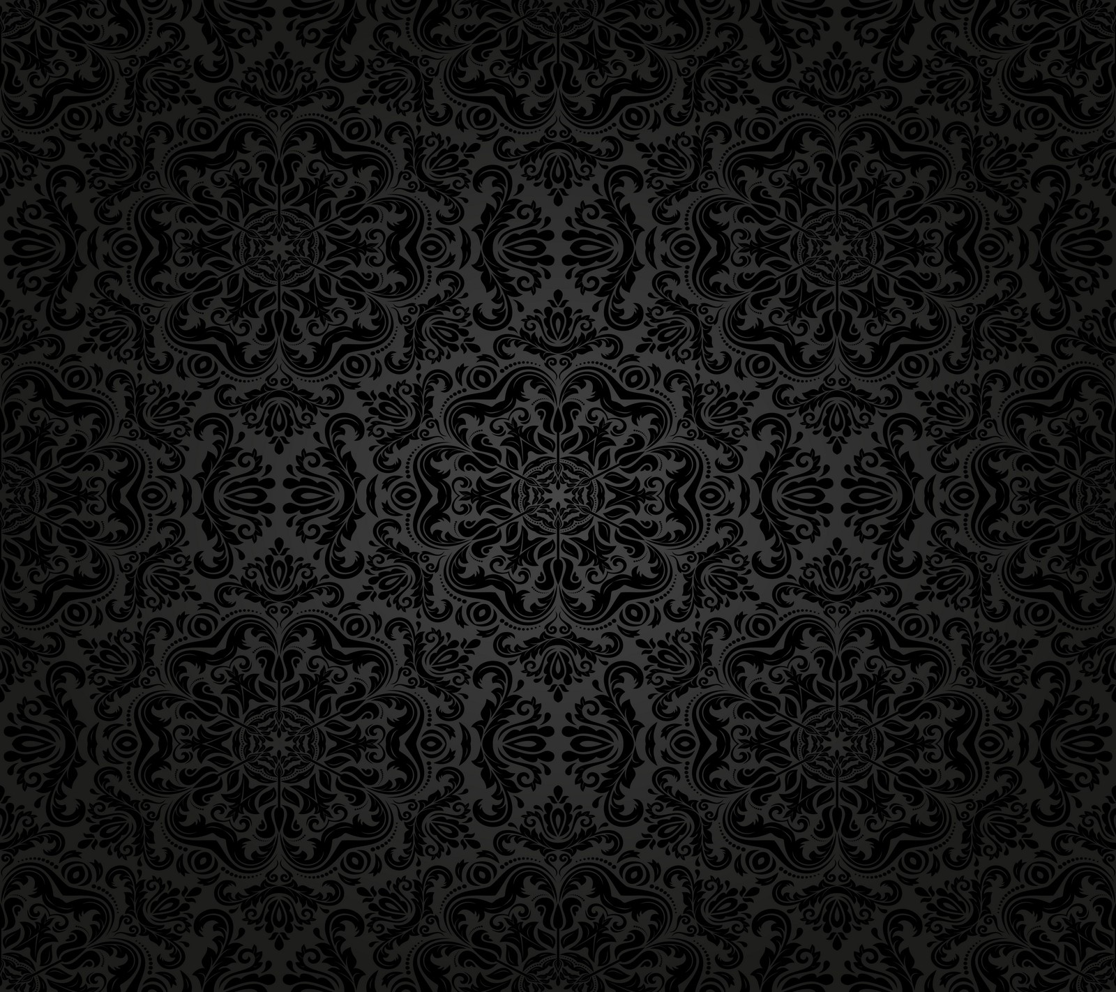 black, ornament wallpaper