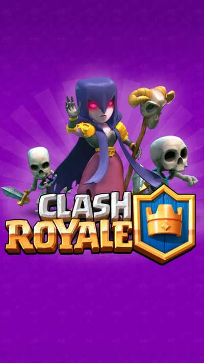 Feiticeira e Esqueletos em Clash Royale