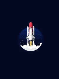 abstract, minimalist, nasa, space shuttle