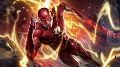 The Flash in Action: Speed and Power Unleashed