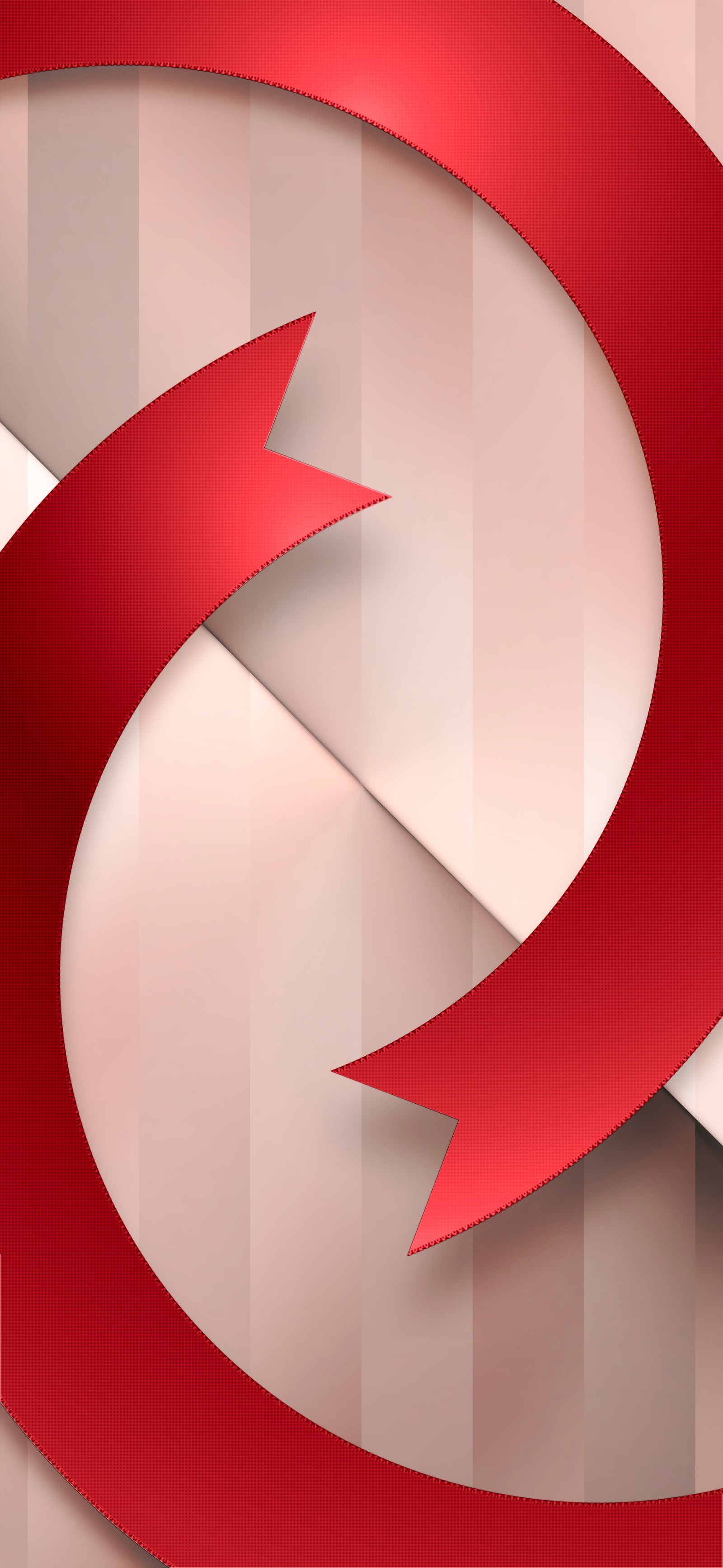 A close up of a red and white background with a curved design (design, graphics, graphic design, poster, pixel)