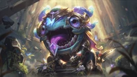 Arte de Splash de Kog'Maw Victorioso de League of Legends