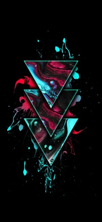 graphic design, icon, magenta, carmine, darkness wallpaper