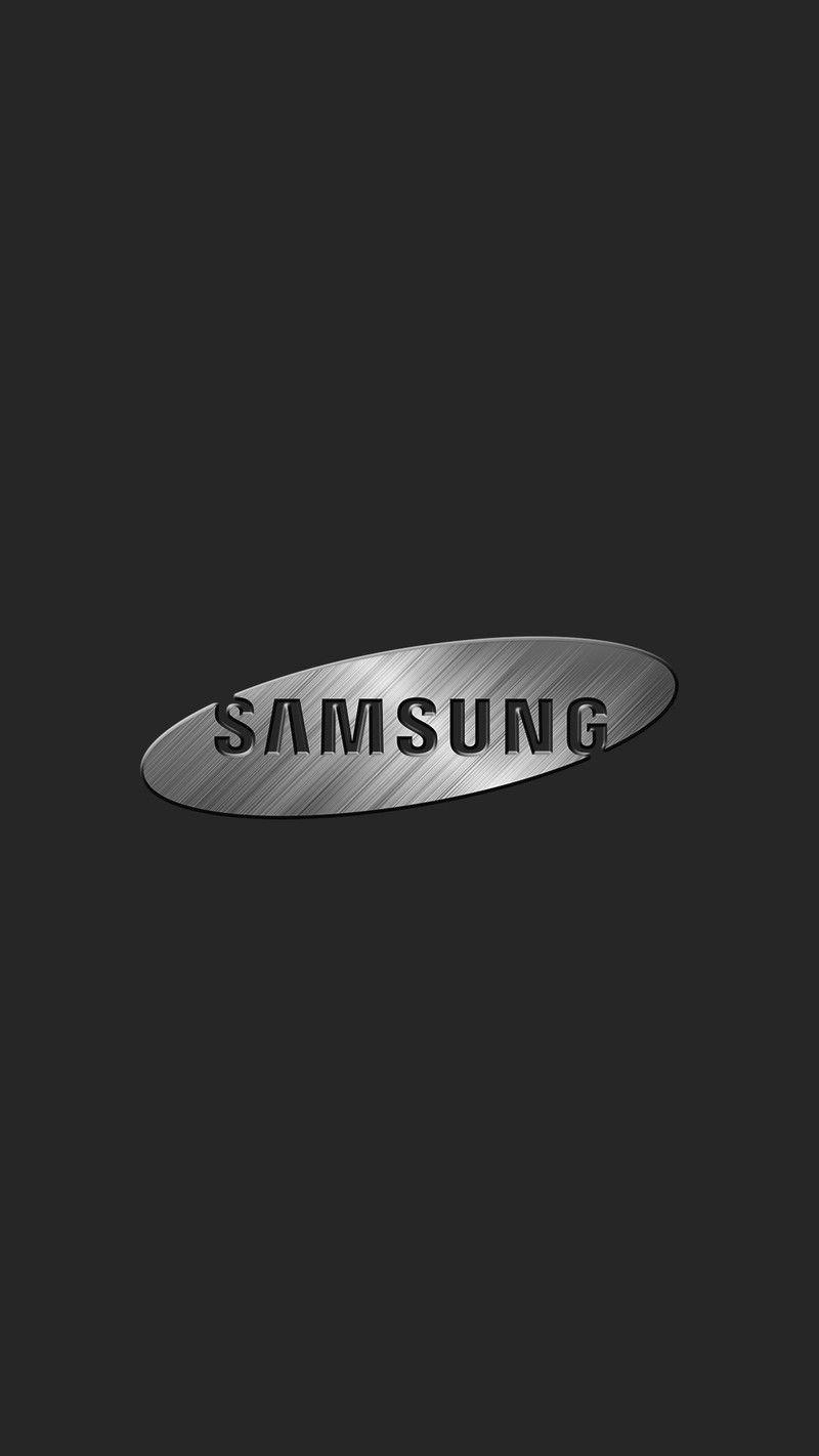 Крупный план логотипа samsung на черном фоне (2017, чёрный, край, галактика, металл)