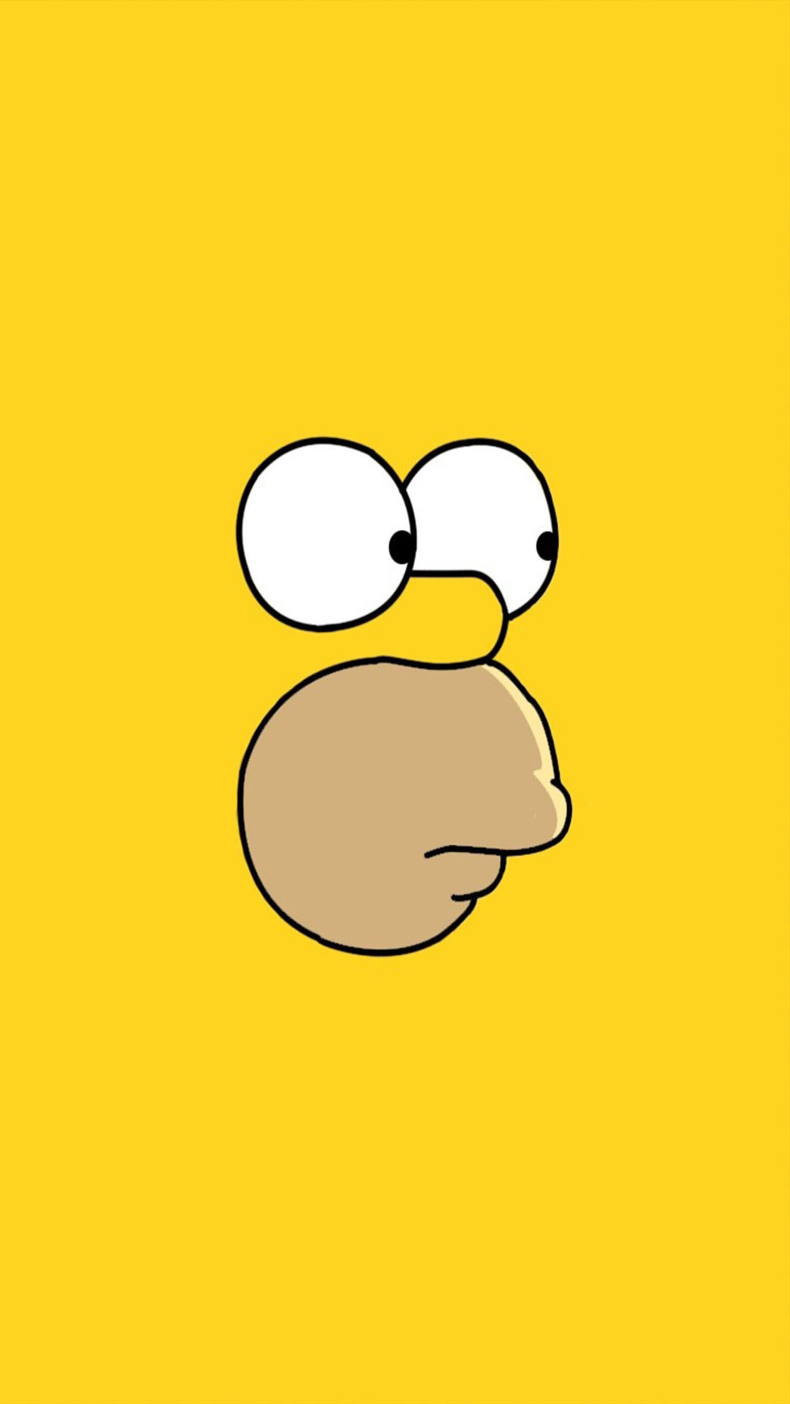 A cartoon character with big eyes and a nose (simpsoms, toons)