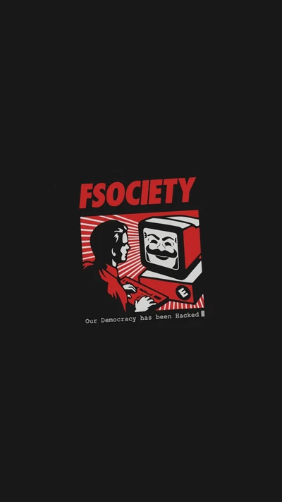 FSociety: Nuestra democracia ha sido hackeada - Un tributo minimalista