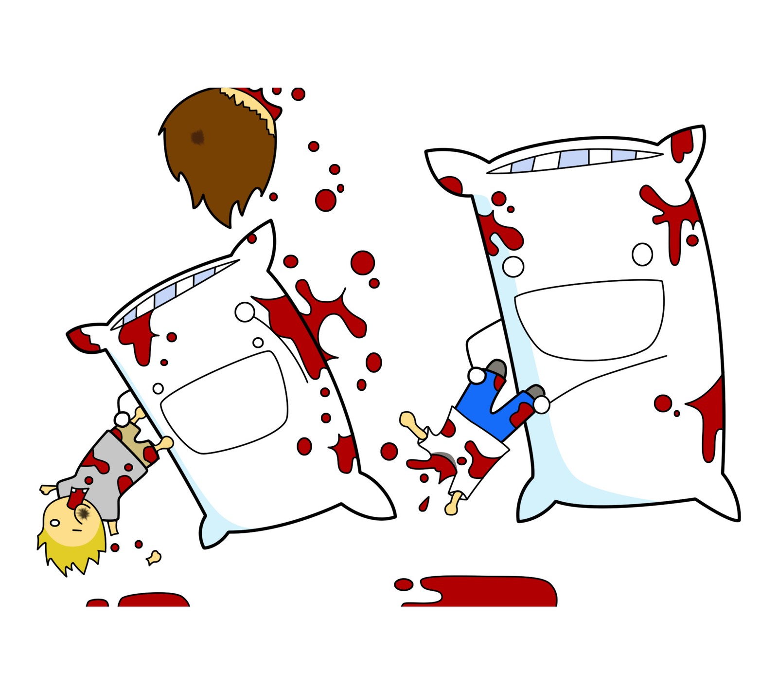 fight, pillow Download Wallpaper