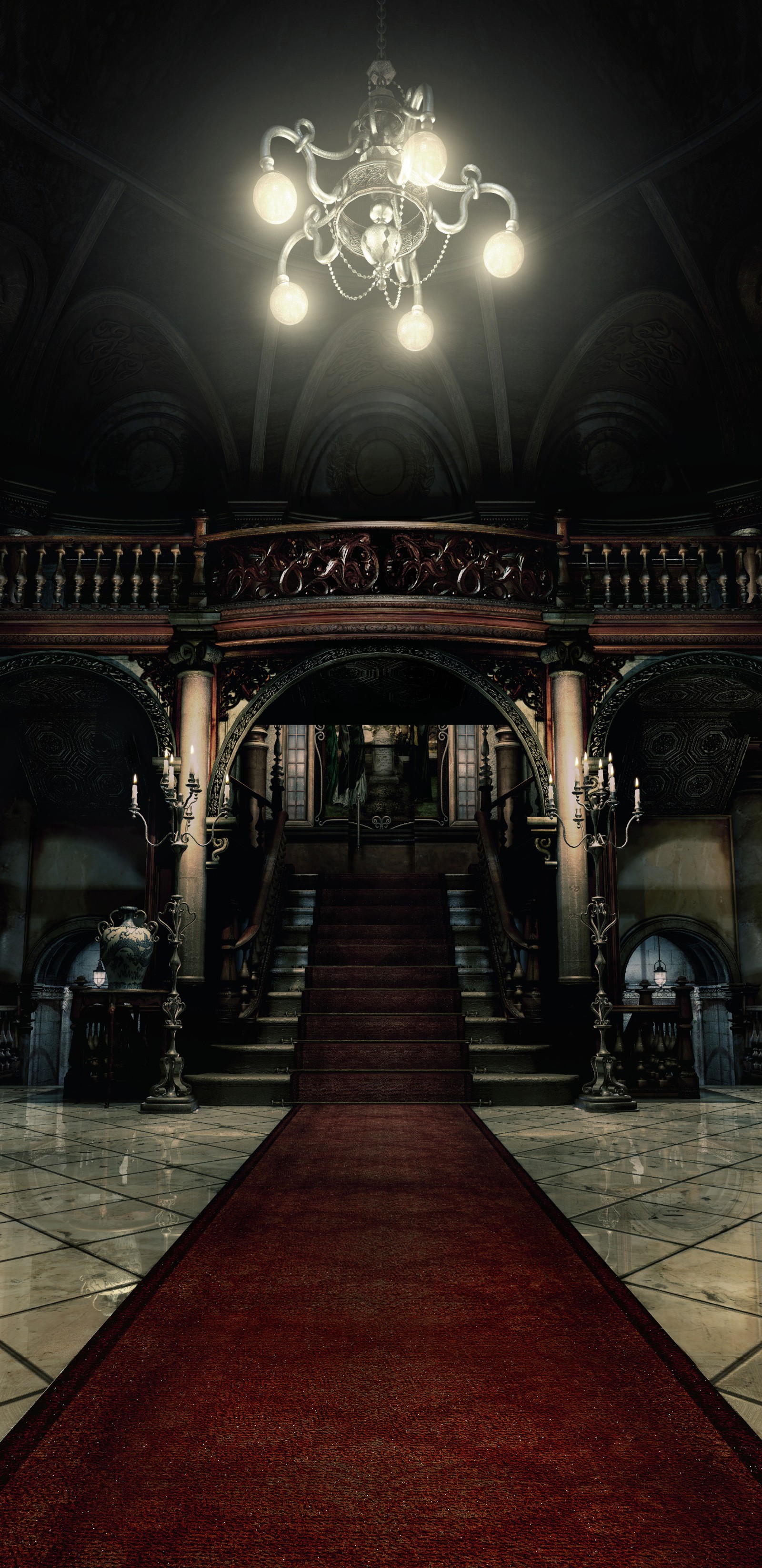 gothic, mansion, resident evil wallpaper