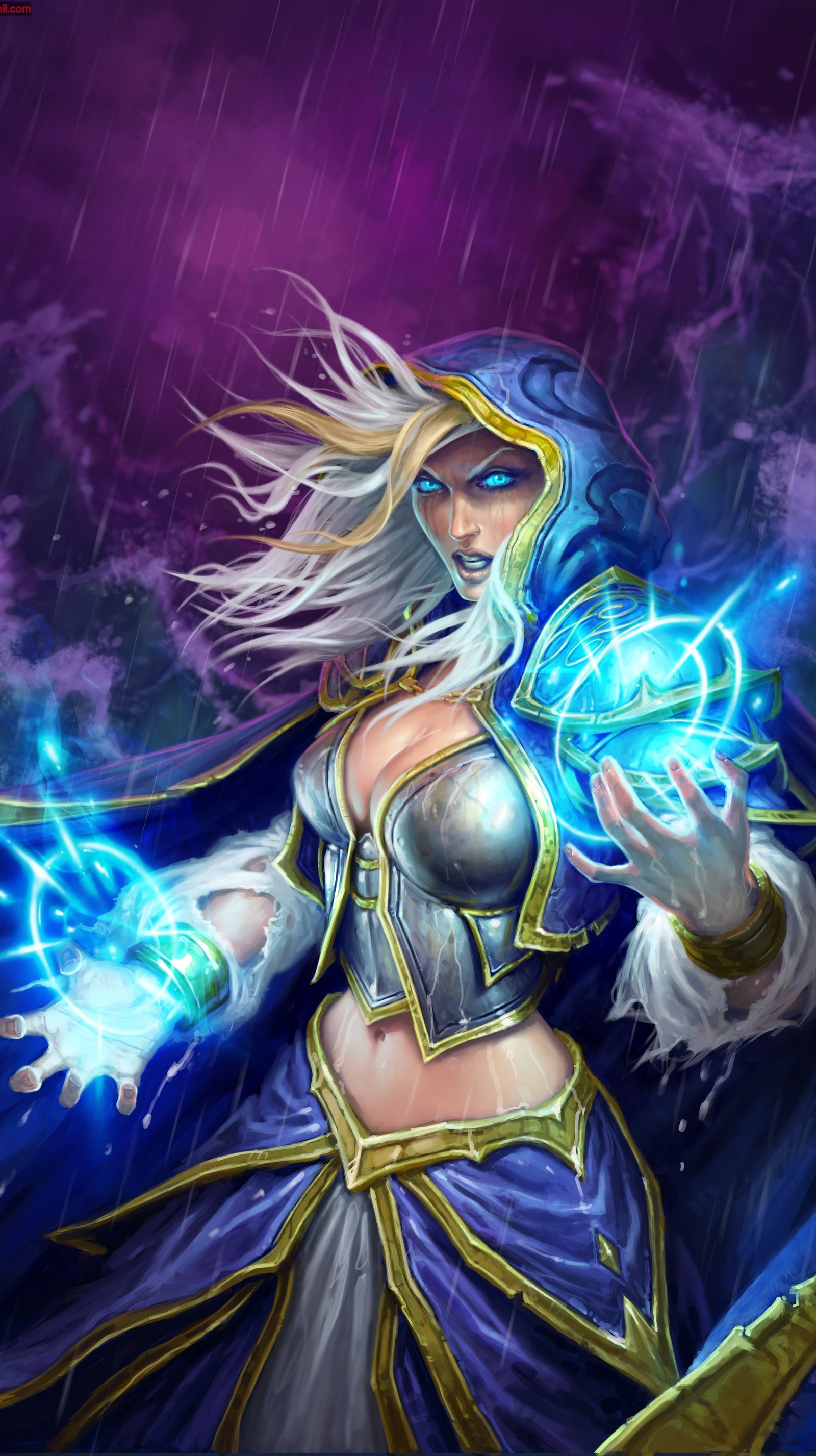 crad game, hearthstone, jaina, mage Download Wallpaper