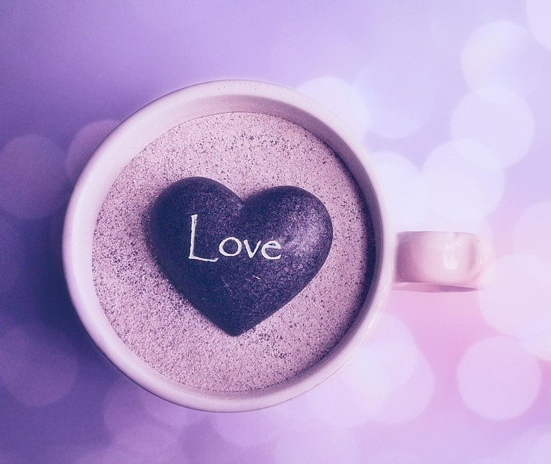 Чашка кофе с сердцем на ней (чашка, cup of love, сердце, любовь, валентинка)