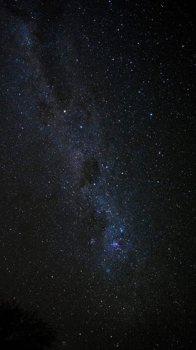 estrelas, noite, espaço, universo, galáxia