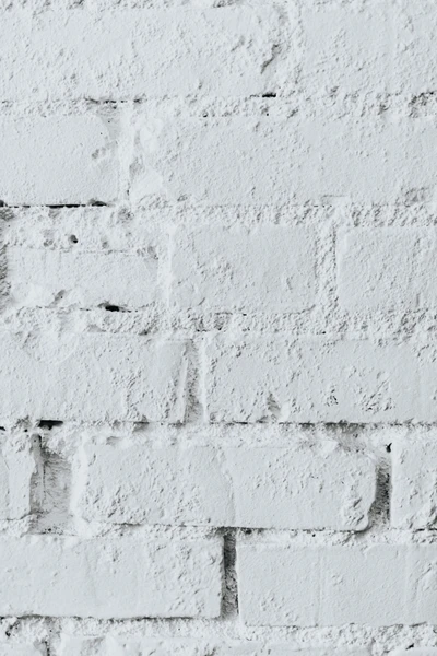 White Brick Wall Texture with Stucco Finish