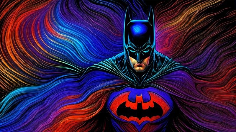 Обои с бэтменом hd обои с бэтменом hd обои с бэтменом hd (batman, цветное искусство, искусство ии, ai art, супергерои dc)