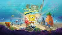 SpongeBob SquarePants: Battle for Bikini Bottom Rehydrated - Underwater Adventure with SpongeBob, Patrick, and Sandy