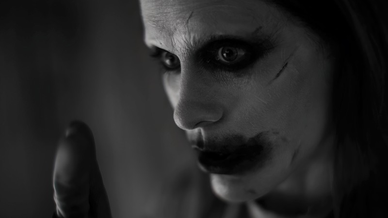 Крупный план женщины с макияжем на лице (джокер, joker, джаред лето, jared leto, лига справедливости)