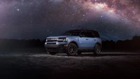 ford bronco sport, milky way, 2024, 5k, 8k wallpaper