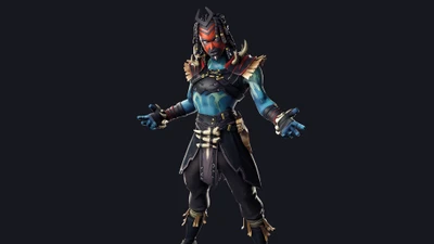 Personagem Xamã de Fortnite Battle Royale